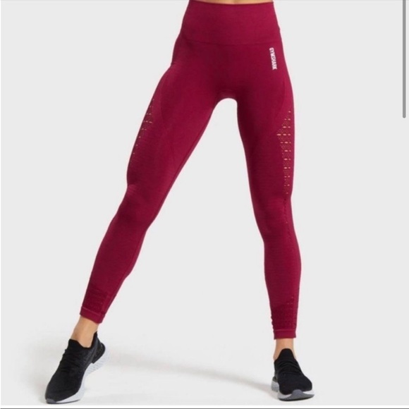 Gymshark rare red contour leggings OG Small - Picture 4 of 5